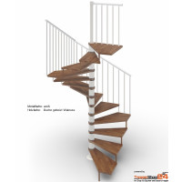 Spindeltreppe Tekla 140 x 140 cm