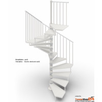 Spindeltreppe Tekla 140 x 140 cm