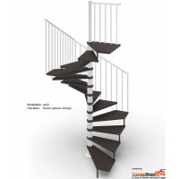 Spindeltreppe Tekla 140 x 140 cm