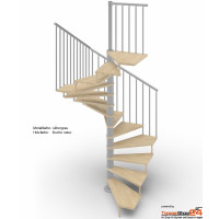 Spindeltreppe Tekla 140 x 140 cm