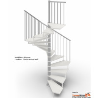 Spindeltreppe Tekla 140 x 140 cm