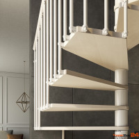 Spindeltreppe Tekla 140 x 140 cm