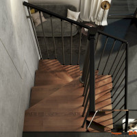 Spindeltreppe Tekla 140 x 140 cm