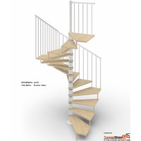 Spindeltreppe Tekla 140 x 140 cm