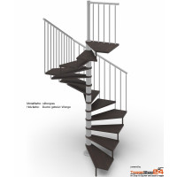 Spindeltreppe Tekla 180 x 180 cm