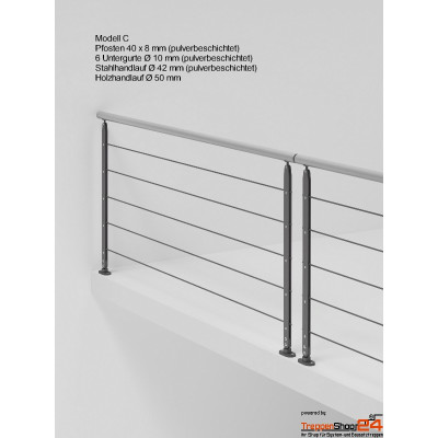 Stahlwangentreppe Ibisco C Bilama