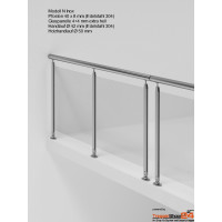 Stahlwangentreppe Ibisco N Inox Bilama