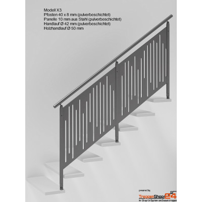 Mittelholmtreppe Geranio X3