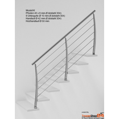 Mittelholmtreppe Geranio K Inox