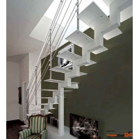 Mittelholmtreppe Geranio Steel A Zick Zack