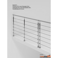 Mittelholmtreppe Geranio Steel A Zick Zack