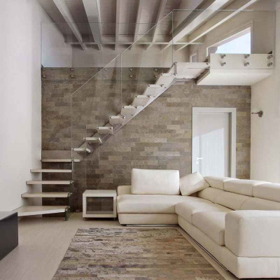 Stahlwangentreppe Ibisco P Monolama Fascia