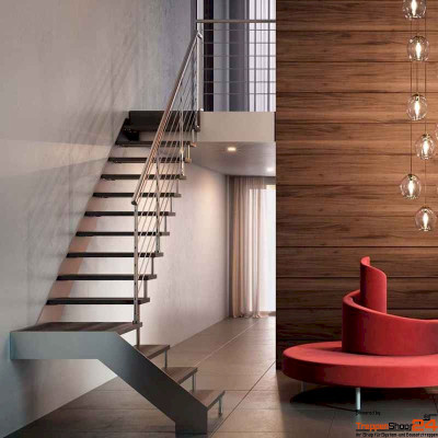 Stahlwangentreppe Ibisco Z Monolama Fascia