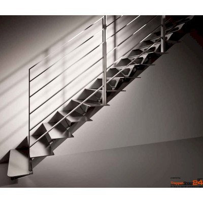 Mittelholmtreppe Zen T Steel als Maßanfertigung...