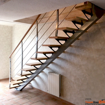 Mittelholmtreppe Zen K als Maßanfertigung gerade...