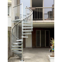 Spindeltreppe Mughetto Zink Ø 170 cm