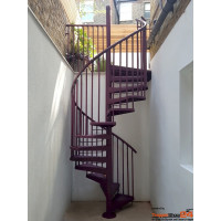 Spindeltreppe Mughetto Zink Ø 170 cm