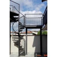 Spindeltreppe Glicine Zink Ø 240 cm