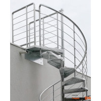 Spindeltreppe Gladiolo Zink Ø 170 cm