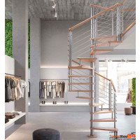 quadratische Spindeltreppe Ginestra G 100 x 100 cm