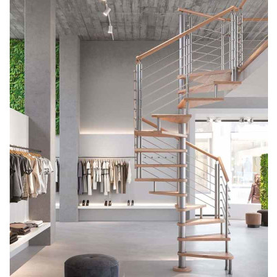 quadratische Spindeltreppe Ginestra G 110 x 110 cm
