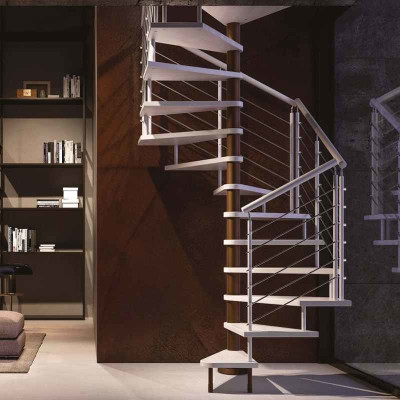 quadratische Spindeltreppe Ginestra G 110 x 110 cm