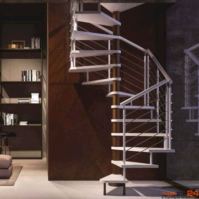 quadratische Spindeltreppe Ginestra G 120 x 120 cm, 12...