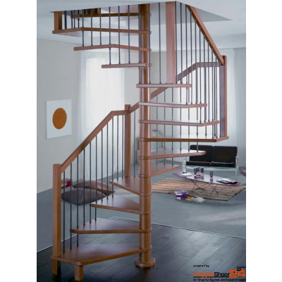 quadratische Spindeltreppe Ginestra G 130 x 130 cm, 12...