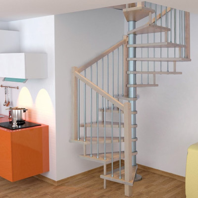 quadratische Spindeltreppe Ginestra G 190 x 190 cm