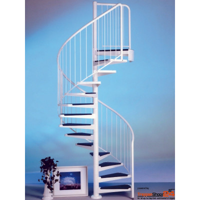 Spindeltreppe Glicine Ø 100 cm, mit 12 Steigungen...
