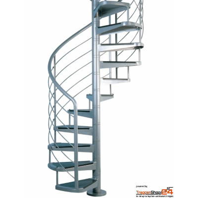Spindeltreppe Gladiolo Ø 170 cm, mit 12 Steigungen...
