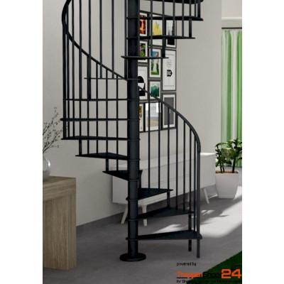 Spindeltreppe Style Ø 110 cm, 12 Steigungen (11...