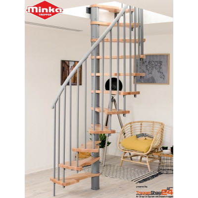 Sparspindeltreppe Metallica Smart Ø 130 cm