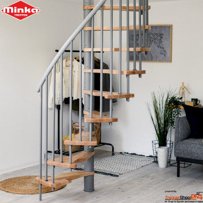 Sparspindeltreppe Metallica Smart Ø 130 cm