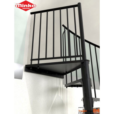 Spindeltreppe Rondo Smart Ø 120 cm