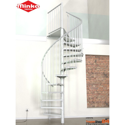 Spindeltreppe Rondo Smart Ø 140 cm