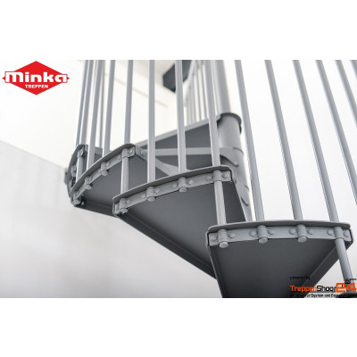 Spindeltreppe Rondo Smart Ø 140 cm