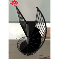 Spindeltreppe Rondo Smart Ø 140 cm